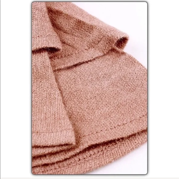 Sierras Boutique Blush Pink Knit Dress - Picture 5 of 6